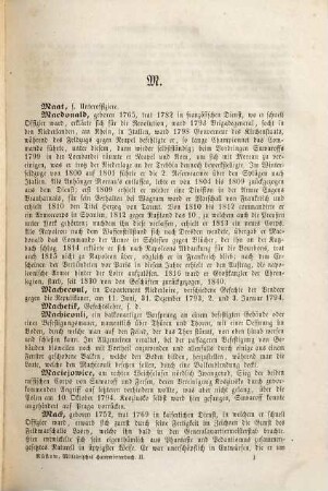 Militärisches Hand-Wörterbuch, 2. M bis Z