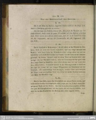 Von der Nachbarschaft des Beckens