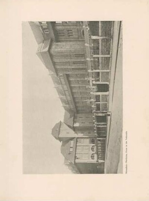 Warenhaus Wertheim, Front in der Voßstraße