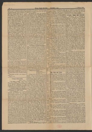 Mainzer Neueste Nachrichten. Nr. 30