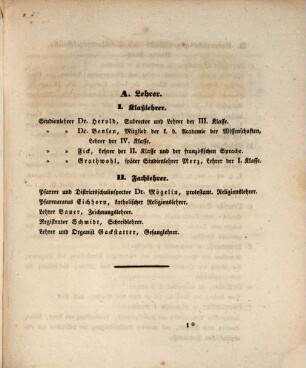 Jahresbericht über die Königliche Lateinische Schule zu Rothenburg ob der Tauber. 1855/56