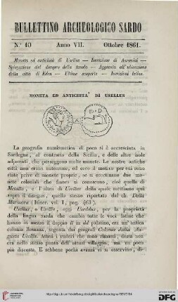 Nr. 10 (Ottobre 1861)