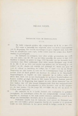 Bijlage XXXIX. Instructie voor de indigoocultuur, 1778