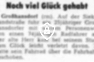 Noch viel Glück gehabt