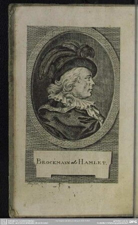Brockmann als Hamlet