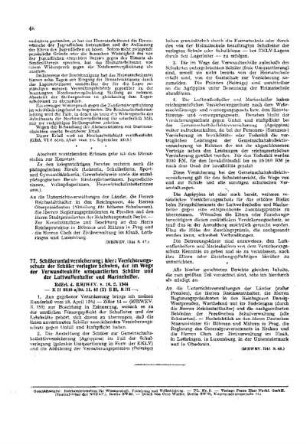 Schülerunfallversicherung; hier: Versicherungsschutz der Schüler verlegter Schulen, der im Wege der Verwandtenhilfe umquartierten Schüler und der Luftwaffenhelfer und Marinehelfer : [Amtliche Erlasse] ; [Amtlicher Teil]