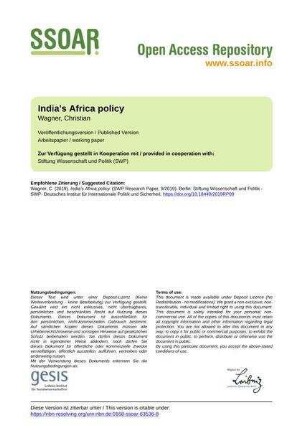 India's Africa policy