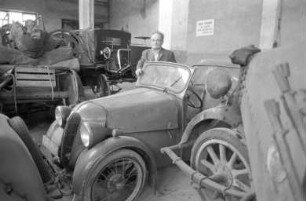 Karlsruher Sammler von Oldtimern und Auto-Veteranen Emil Reichert