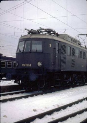 Nürnberg Hbf. Lok 119 011