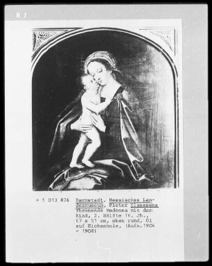 Thronende Madonna