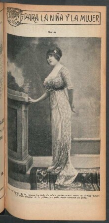 Modas - [Fotografía] : Para la niña y la mujer