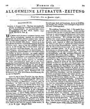 Brief eines Deutschen über die politischen Bewegungen im Kanton Zürich. [S.l.] 1795