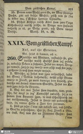 XXIX. Vom geistlichen Kampf