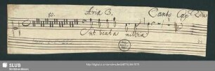 Canto Cap[ella] 2da [Alto Capella 2da!]