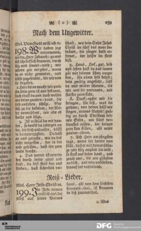Reiß-Lieder