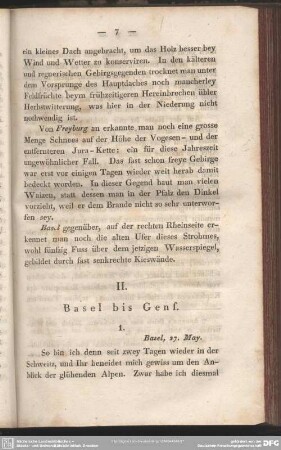 II. Basel bis Genf