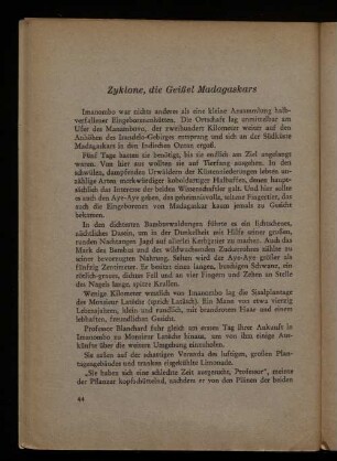Zyklone, die Geißel Madagaskars