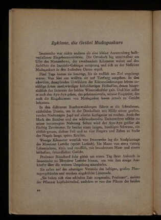 Zyklone, die Geißel Madagaskars