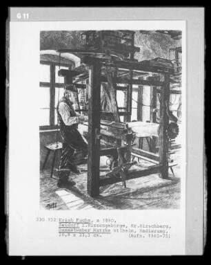 Damastweber Matzke (Wilhelm; Seidorf im Riesengebirge, Kreis Hirschberg)