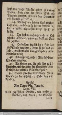 Am Tage St. Jacobi