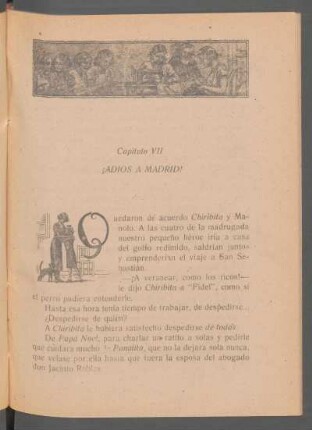 Capítulo VII - ¡Adiós a Madrid!
