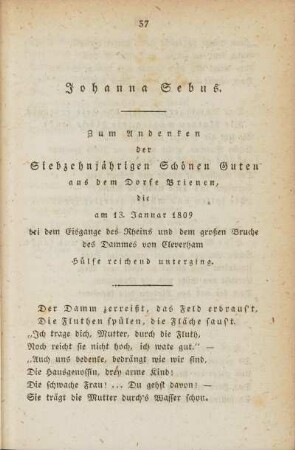 Johanna Sebus.