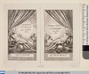 Almanac de Goettingue pour l´année 1781