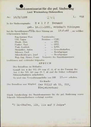 Reiff, Hermann