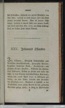 XXV. Johannes Osiander