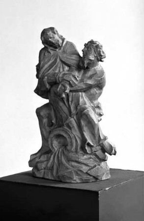 Der Flußgott Moldau trägt den toten Johann Nepomuk