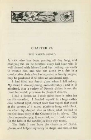 Chapter VI. The naked sword