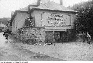Schmiedeberg-Dönschten. Ferienheim Dönschten, ehemals Gasthof Waldesruh, September 1949
