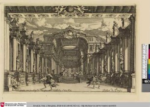 Palais de Perfée; [Entwurf einer Bühnendekoration]