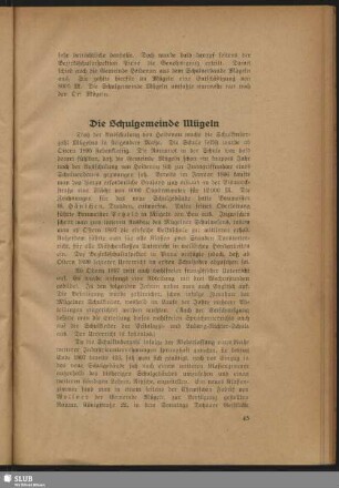 Die Schulgemeinde Mügeln