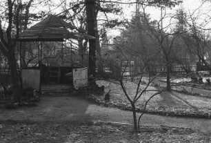 Dresden-Neustadt, Antonstraße 1. Villa Augustin. Gartenpavillon