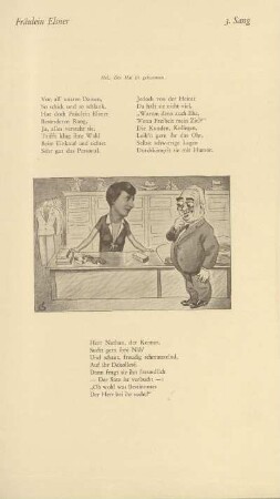 Fräulein Elsner. 3. Sang