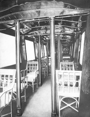 Fahrgastgondel von LZ 7 (1910) : Technikgeschichte | Maschinenbau | Verkehrswesen | Luftfahrzeuge | Luftschiffe (Zeppelinbau, Friedrichshafen)
