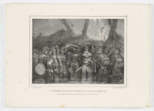 L’Ennemi ne se doute pas que nous sommes la..., Blatt 8 der Folge "Album de 1836"