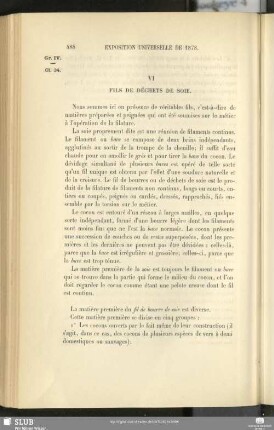 VI. Fils De Déchets De Soie
