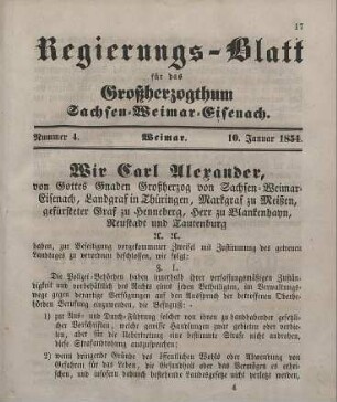 Nr. 4 : 10. Januar 1854