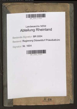 Untersuchung gegen die Ortsverwaltung von Neukirchen (Hochneukirch) und Otzenrath