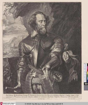 D. Henricus Comes Vanden Berghe