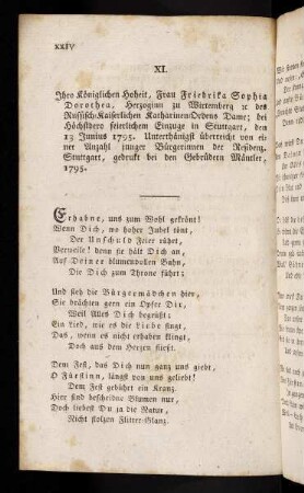 xxiv-xxxv, Gedichte XI.-XV.