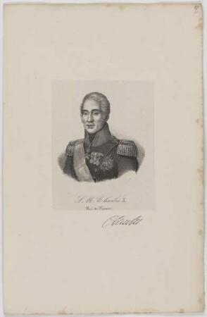 Bildnis des Charles X. de France