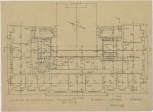 Döllgast, Hans; München, Maximiliansplatz 8; Börse - Grundriss 4. OG