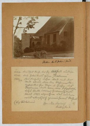 St. Peter und Paul-Kirche, Stettin: Ansicht (aus: Skizzen- und Fotoalbum 25)