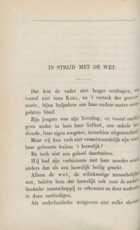 In strijd met de wet