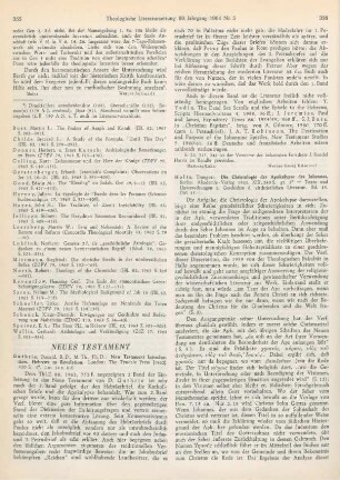 355-356 [Rezension] Guthrie, Donald, New Testament introduction