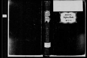 Elchesheim, katholische Gemeinde: Sterbebuch 1809-1870