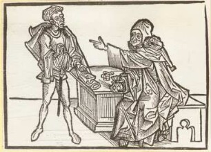 Jüdischer Wechsler im Gespräch (Breydenbach, Reise 1486)